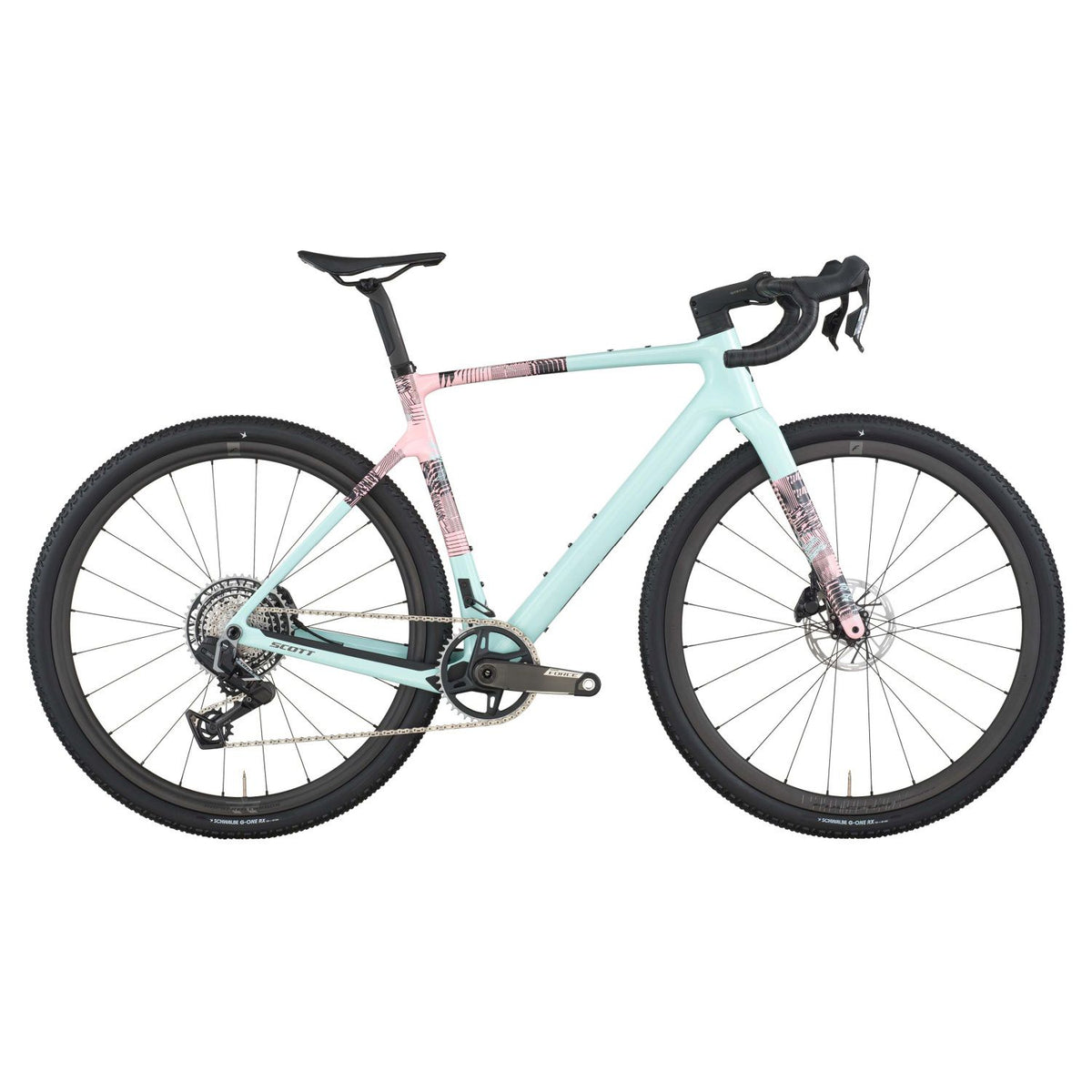 Bicicletas Gravel Scott Addict Gravel 10 2026 Gelato Blue/Gelato Pink #2