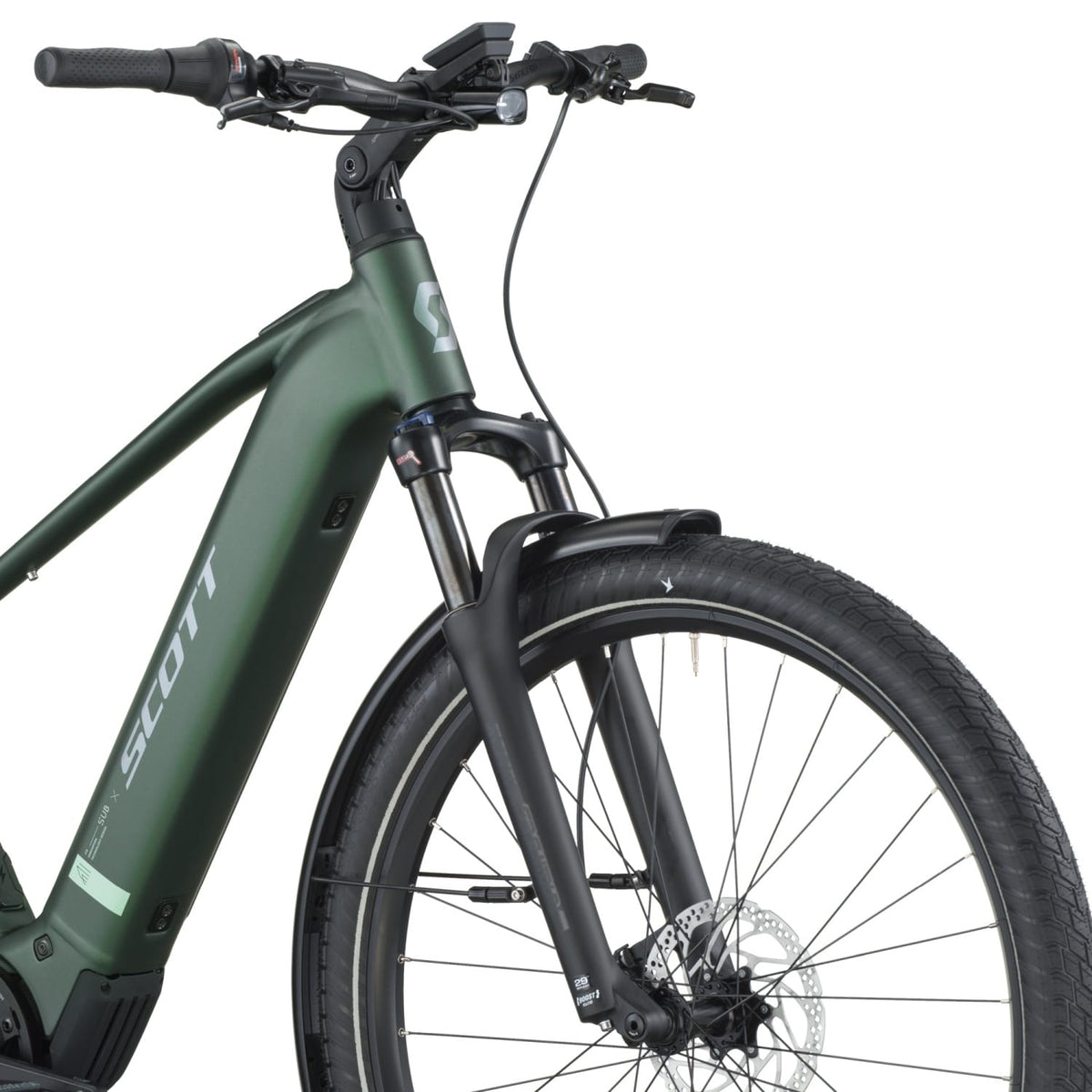 Bicicletas Eléctricas eUrbanas Scott Sub Tour 10 2026 Kelp Green #5
