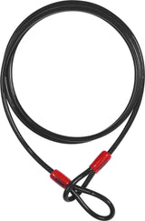 Abus Cobra 8/200 Čelična Kabelska Brava Crna