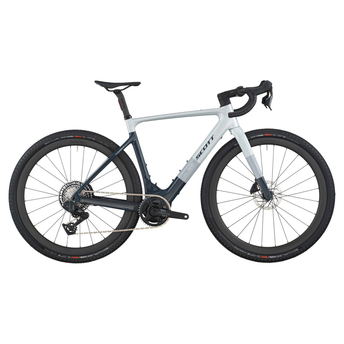 Bicicletas Eléctricas eGravel Scott Solace Gravel 20 2027 Squid Blue/Beluga Grey #2