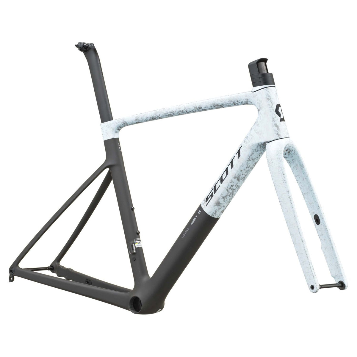 Cuadros Bicicleta Carretera Cuadro Scott Addict RC Pro 2027 Rush White/Carbon Black