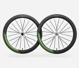 Oquo Juego Ruedas Carretera RA57LTD CS Sram XDR Racing Green Matt