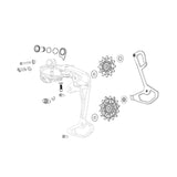 Sram Force eTap AXS Komplet Vijaka za Montažu/Zaustavljanje Black