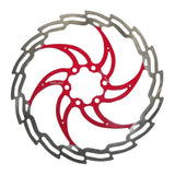 Kočioni Rotor XLC BR-X02 6-Vijaka Srebrna/Crvena