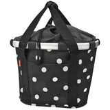 Klickfix Reisenthel BikeBasket City Prednja Torba 15L 35x28x26cm Black/White Dots