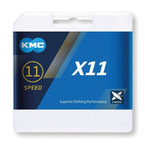 KMC X11 Lanac 118 Karika 11s Silver/Black