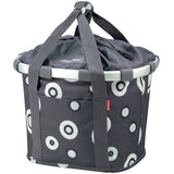 Klickfix Reisenthel Front Bag 35x28x26cm Anthracite/Circles